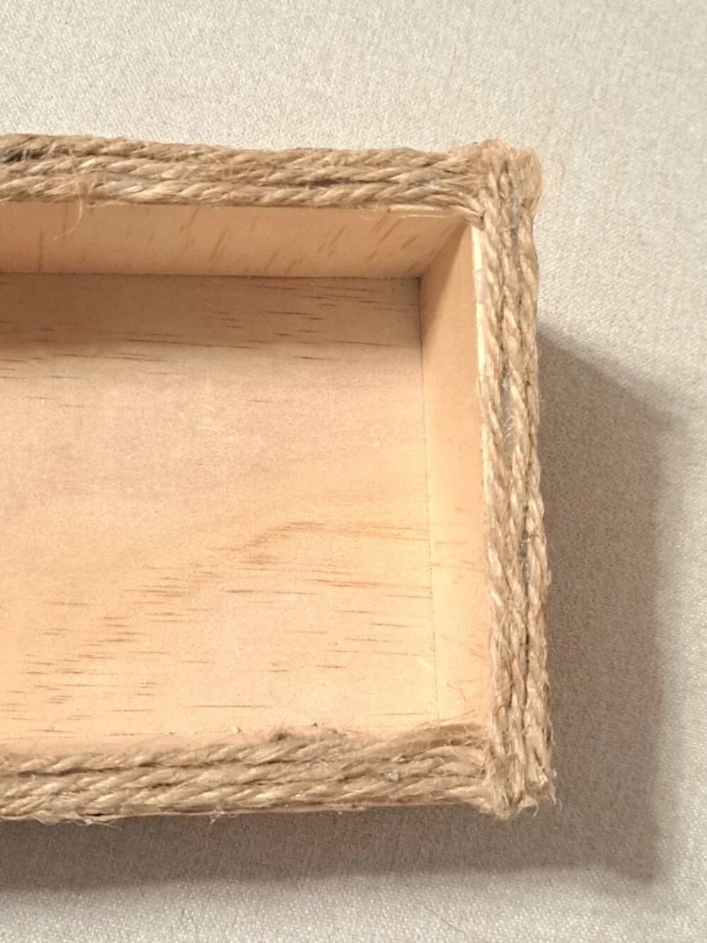 Small Rustic Handmade Open Top Wooden Box